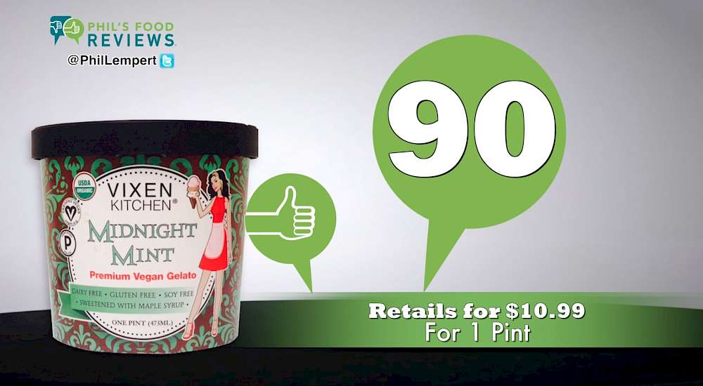 Vixen Kitchen Paleo Vegan Gelato Midnight Mint is a HIT