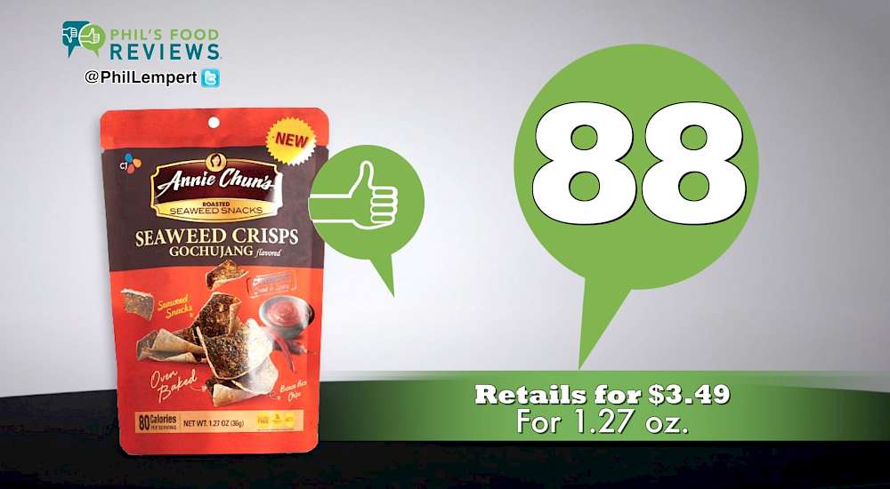 Annie Chun's Seaweed Crisps Gochujang is a HIT.