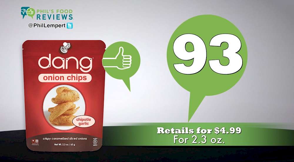 Dang Foods Onion Chips Chipotle Garlic is a HIT!