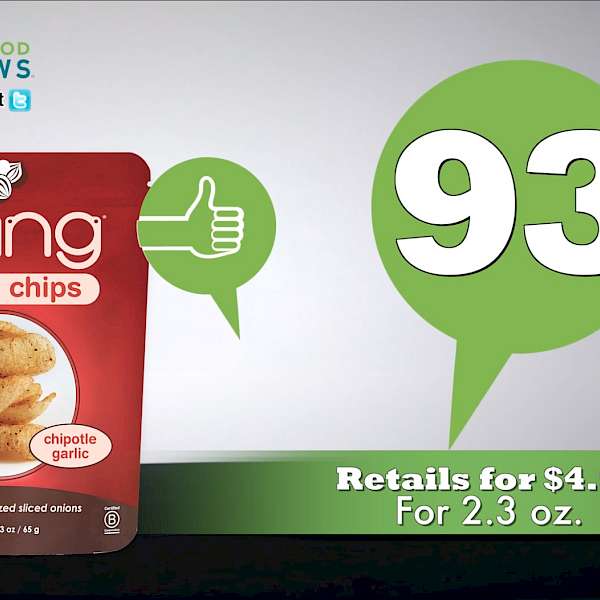 Dang Foods Onion Chips Chipotle Garlic is a HIT!
