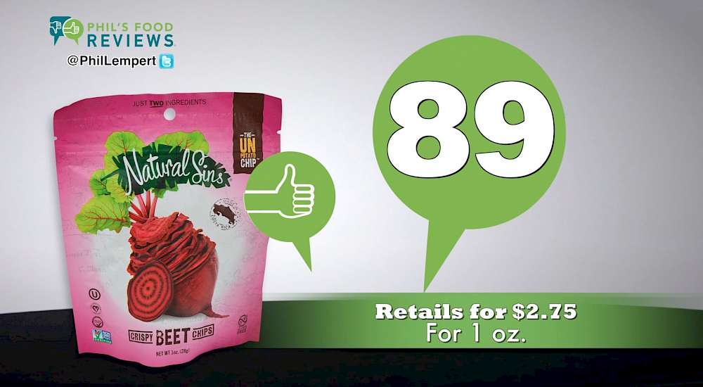 Natural Sins Beet Crispy Chips is a HIT!