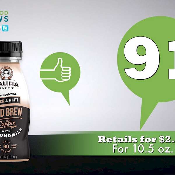 Califia Farms Black & White Unsweetened Cold Brew Coffee with Almondmilk is a HIT!