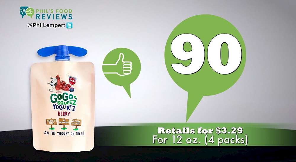GoGo squeeZ YogurtZ Berry is a HIT!