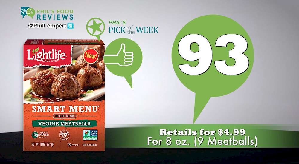 Lightlife Smart Menu® Veggie Meatballs is MY PICK OF THE WEEK!