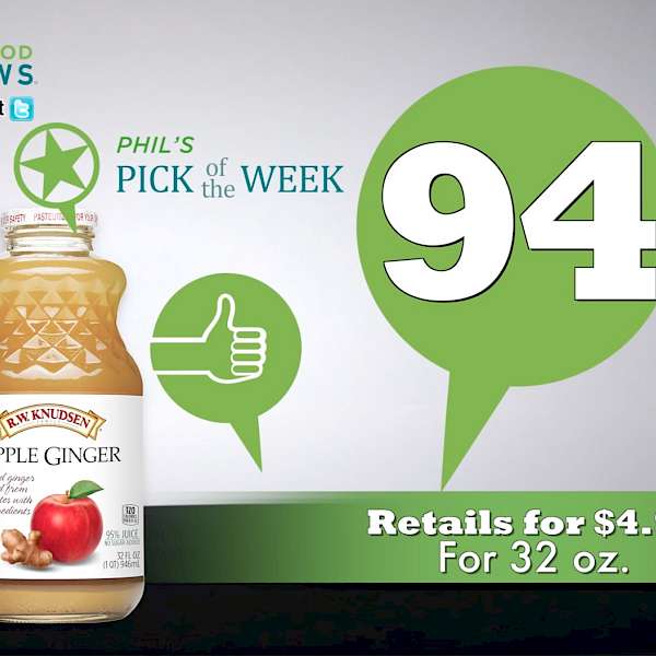 R.W. Knudsen Family Apple Ginger Juice is MY PICK OF THE WEEK.