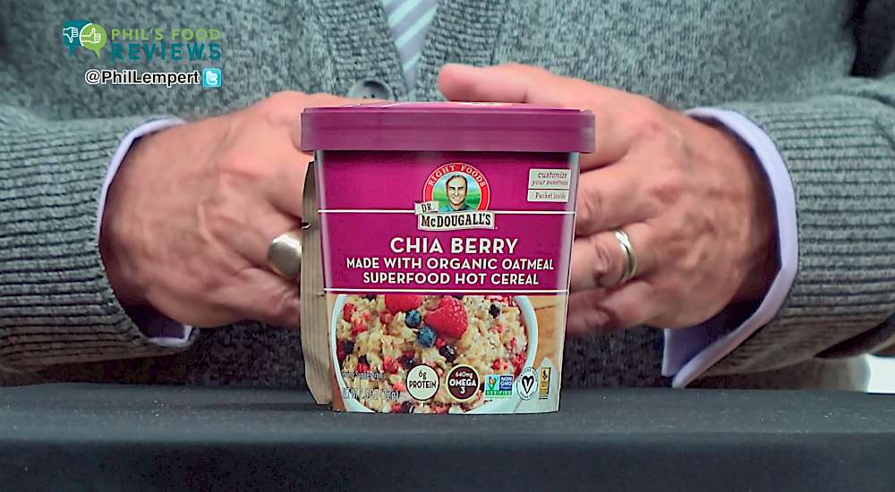 Dr. McDougall's Right Foods Superfood Hot Cereal Cups Chia Berry is MY PICK OF THE WEEK!