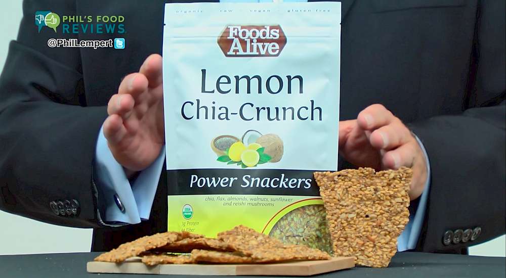 Foods Alive Power Snackers Lemon Chia Crunch is a HIT!