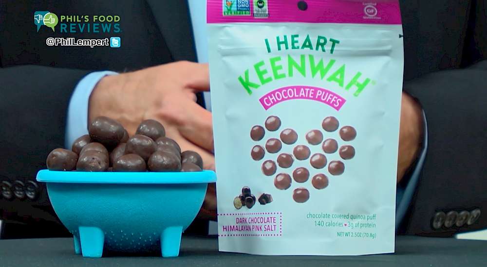 I Heart Keenwah Dark Chocolate Puffs Himalayan Pink Salt is MY PICK OF THE WEEK!
