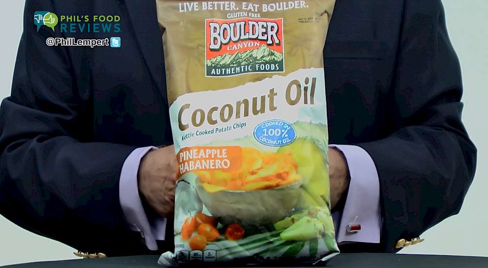 Boulder Canyon Authentic Foods Coconut Oil Kettle Cooked Potato Chips Pineapple Habanero is a HIT!