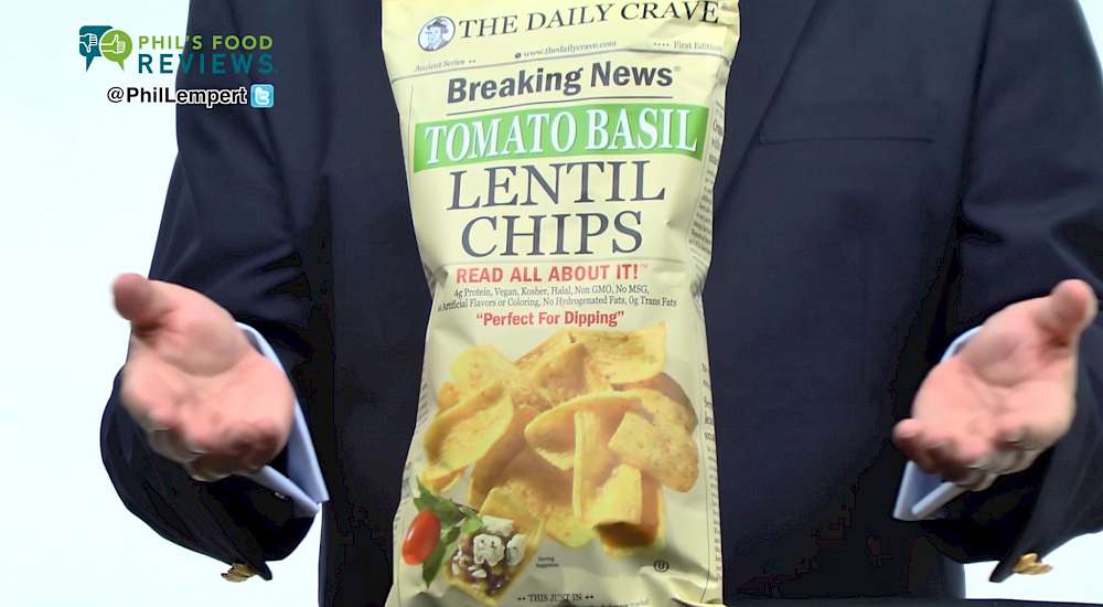 The Daily Crave Lentil Chips Tomato Basil is a HIT