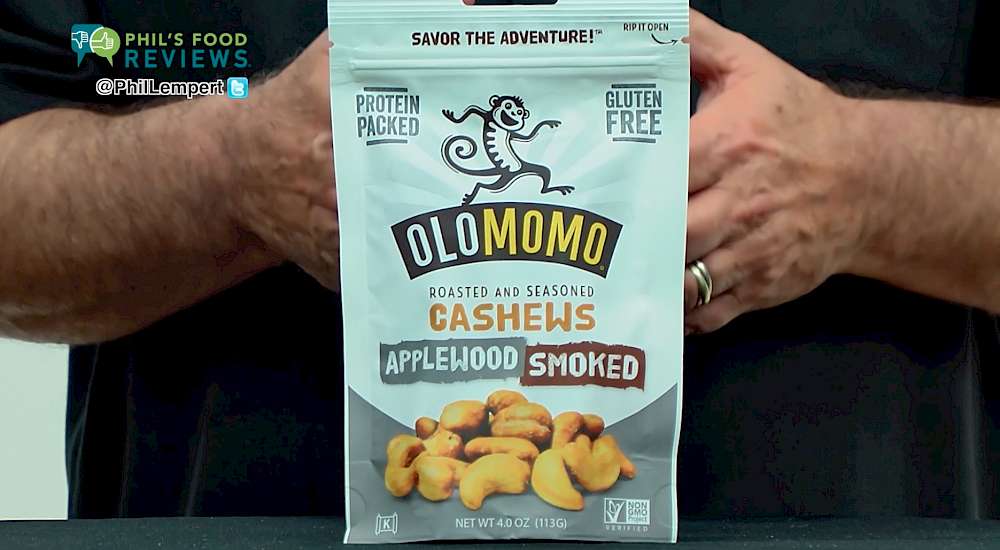 OLOMOMO Applewood Smoked Cashews is MY PICK OF THE WEEK!