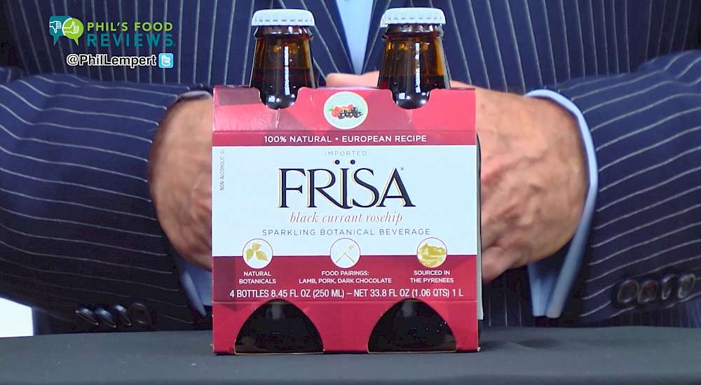 FRÏSA Sparkling Botanical Beverage Black Currant Rosehip is a HIT!