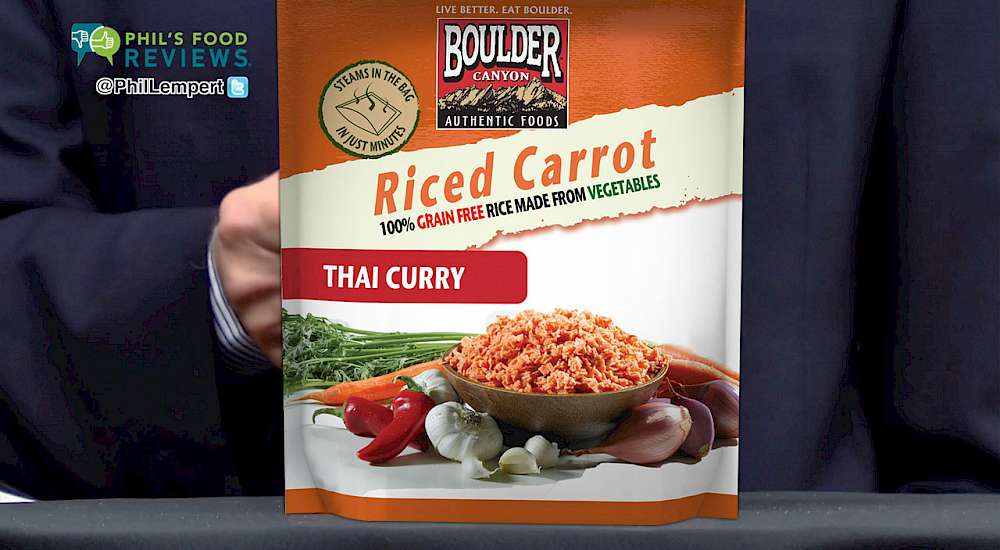 Boulder Canyons Food Riced Carrot Thai Curry is a HIT!