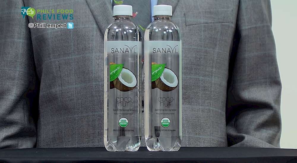 Sanavi Organic Sparkling Spring Waters Coconut is a HIT!