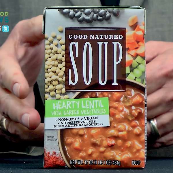 Progresso Good Natured Soup Hearty Lentil with Garden Vegetables is a HIT!