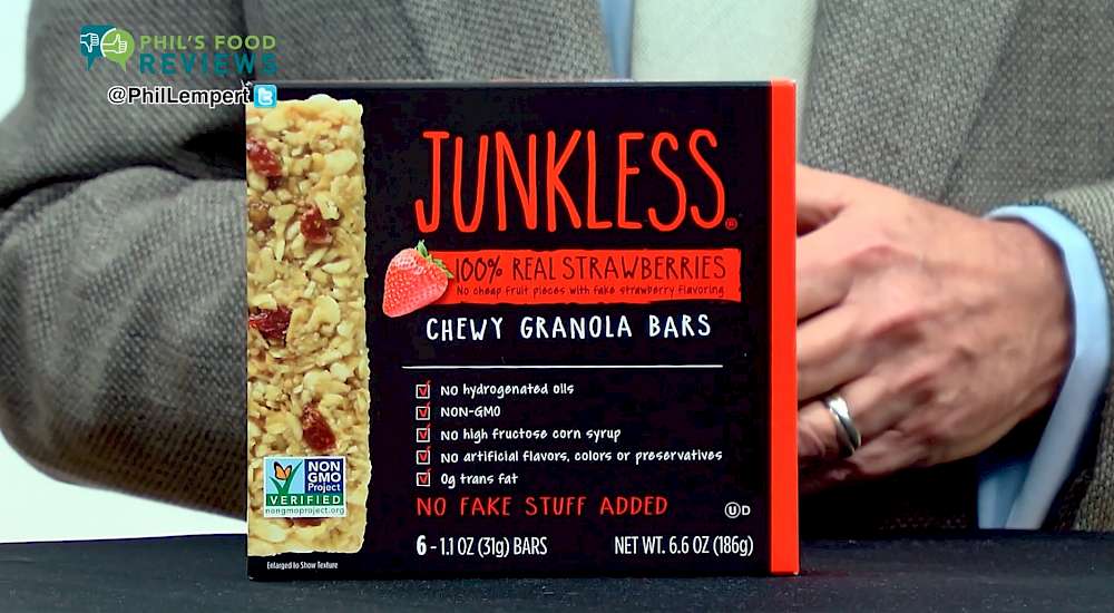 Junkless Chewy Granola Bar 100% Real Strawberries is a HIT!