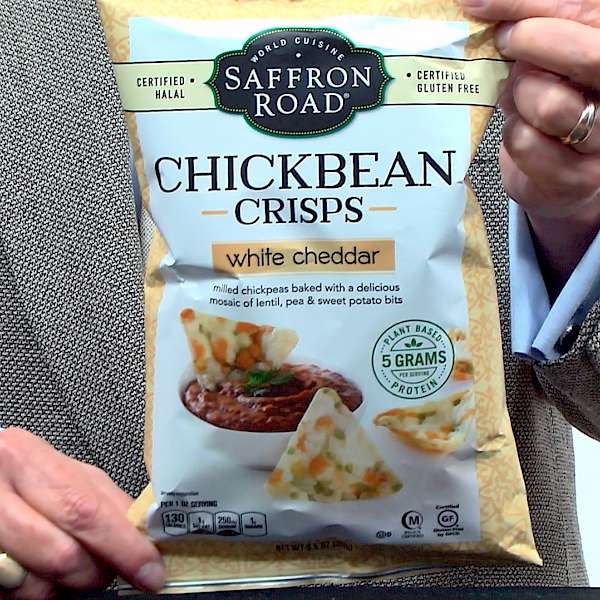 Saffron Road Chickbean Crisps White Cheddar is MY PICK OF THE WEEK!