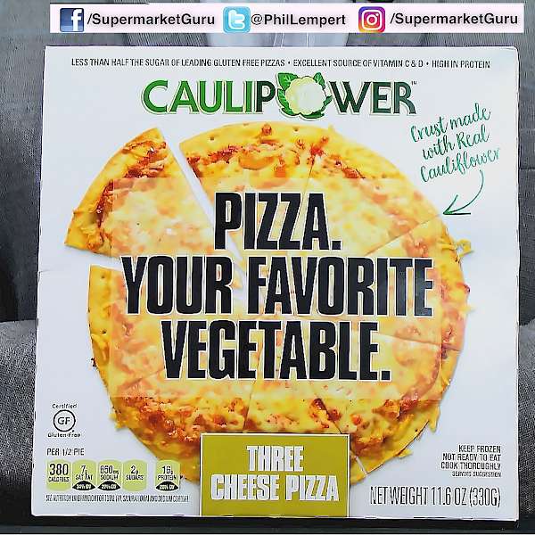 CAULIPOWER Cauliflower-Crust Pizza Three Cheese is a HIT!