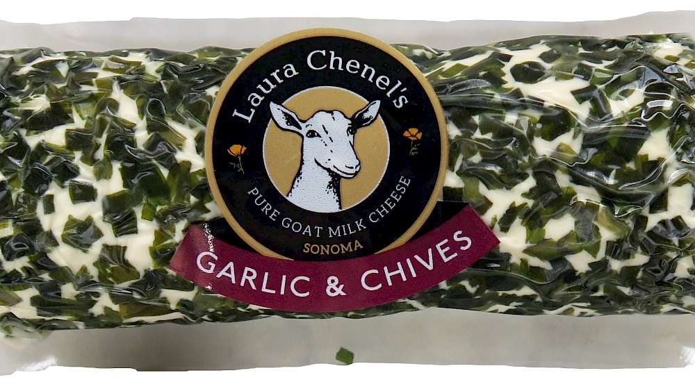 Laura Chenel's Chevre Goat Milk Cheese Garlic & Chives