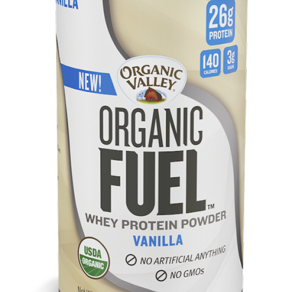 Organic Valley Organic Fuel Whey Protein Powder Vanilla