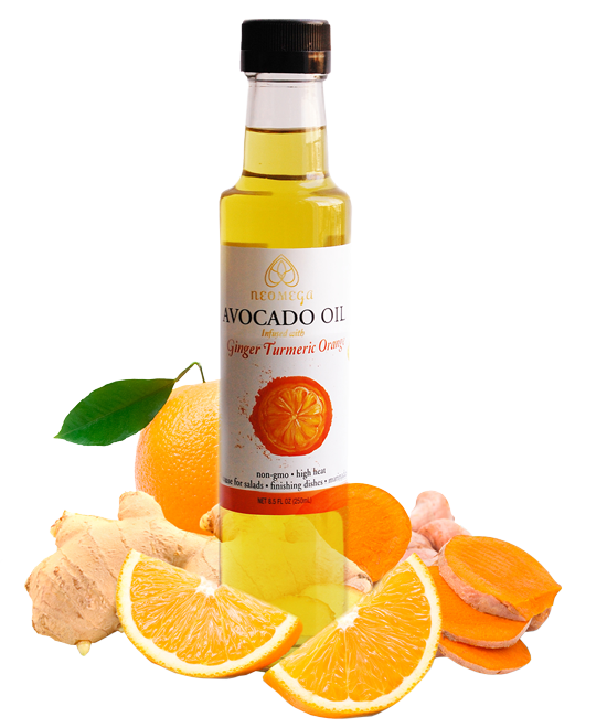 Neomega Avocado Oil Ginger Turmeric Orange
