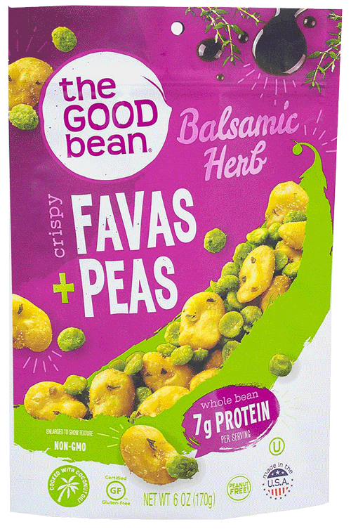 The Good Bean Crispy Favas and Peas Balsamic Herb