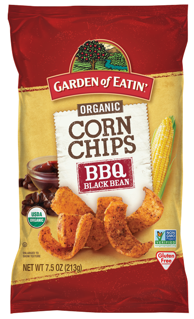Garden of Eatin' Organic Corn Chips BBQ Black Bean