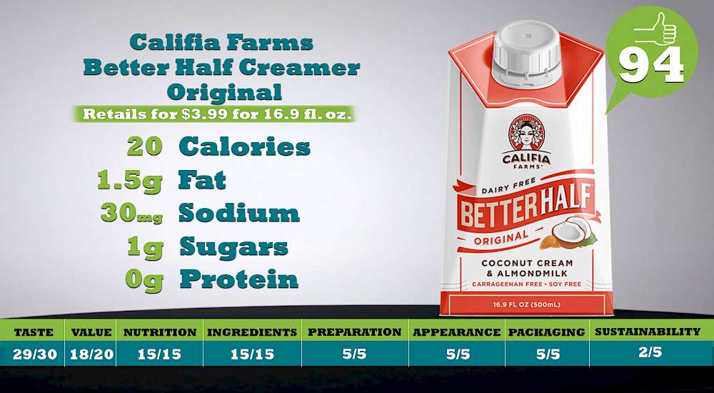 Califia Farms Better Half Creamer Original