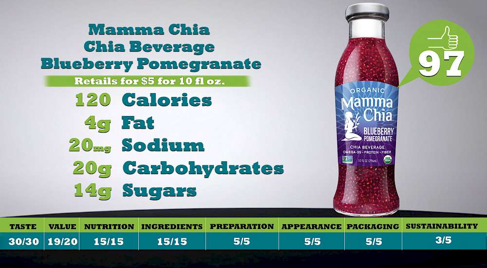 Mamma Chia Chia Beverage Blueberry Pomegranate