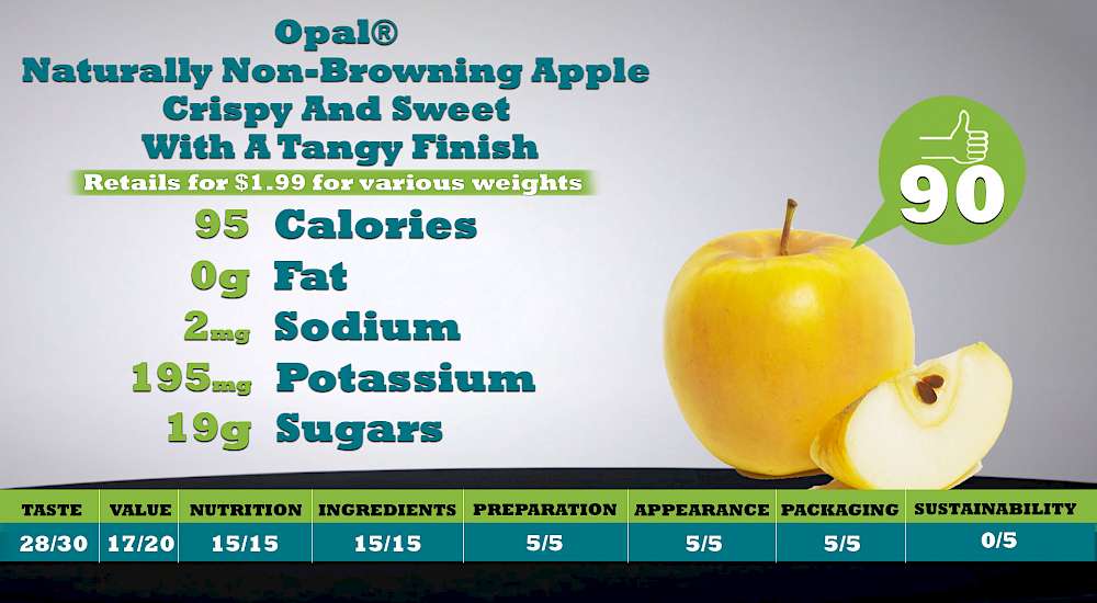 Opal® Naturally Non-Browning Apple Crispy and sweet with a tangy finish