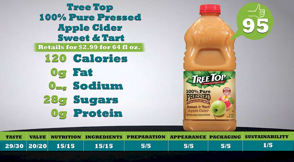 Tree Top 100% Pure Pressed Apple Cider Sweet & Tart