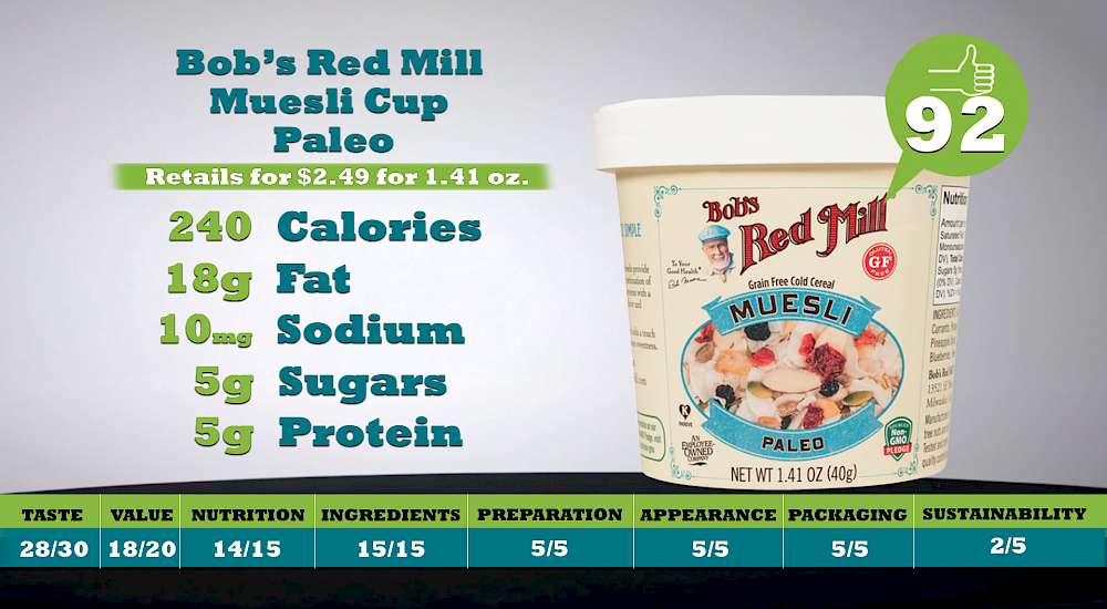 Bob’s Red Mill Muesli Cup Paleo