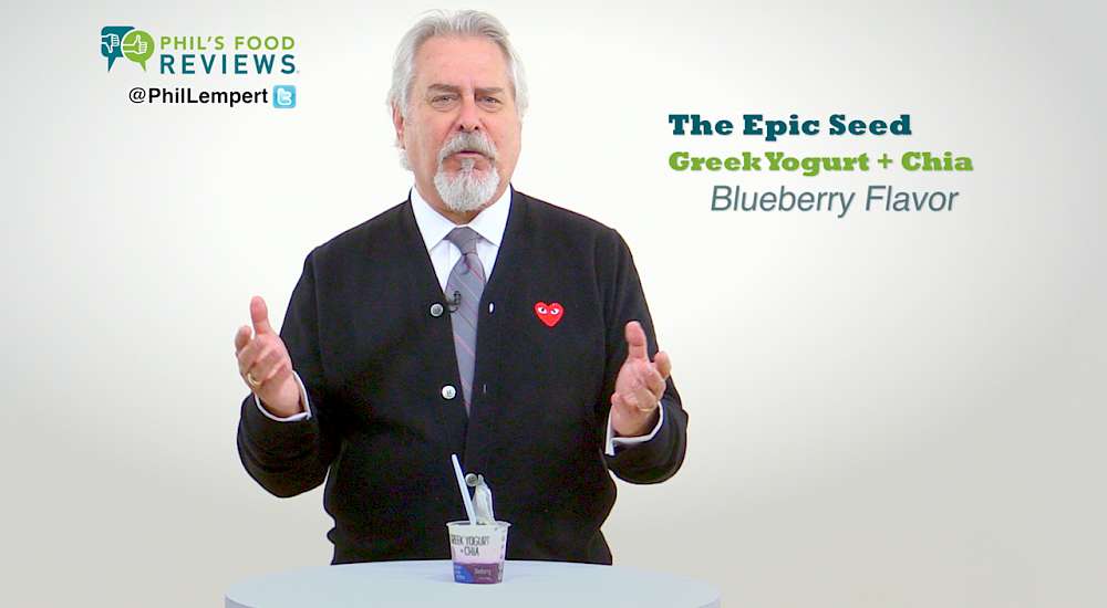 The Epic Seed Greek Yogurt + Chia Blueberry Flavor