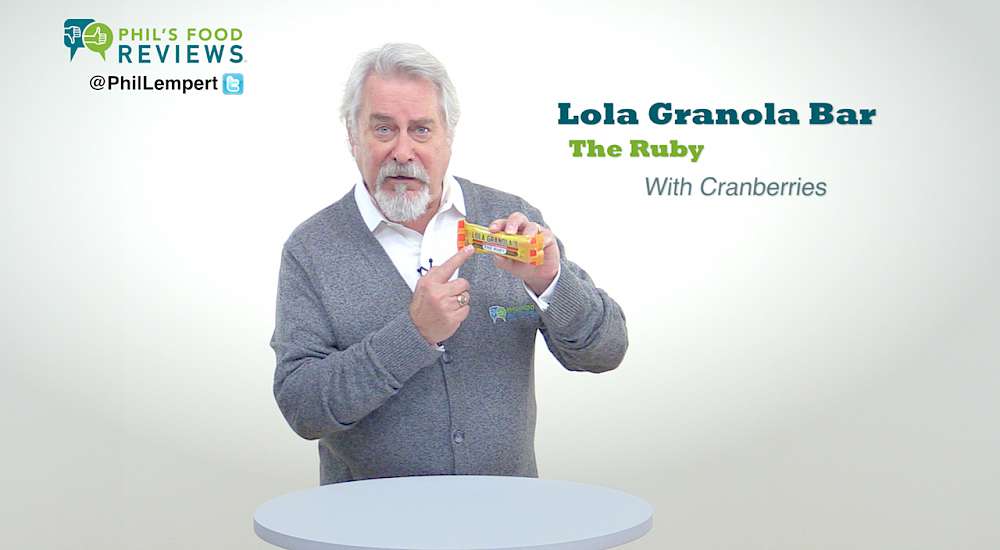 Lola Granola Bar The Ruby with Cranberries