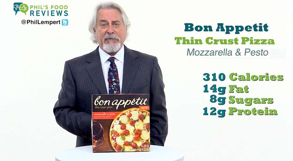 Bon Appetit Thin Crust Pizza Mozzarella & Pesto