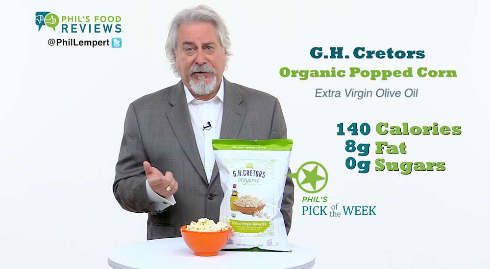 G.H. Cretors Organic Popped Corn Extra Virgin Olive Oil