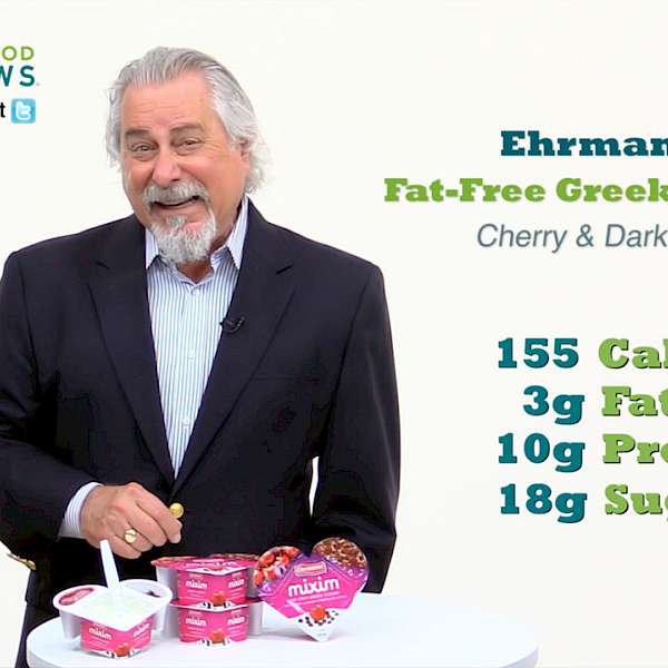 Ehrmann MIXIM Fat-Free Greek Yogurt with CHERRY and Dark Chocolate Curls