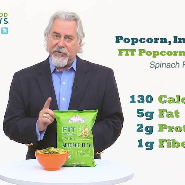 Popcorn, Indiana FIT Popcorn Chips Spinach Feta is a HIT.
