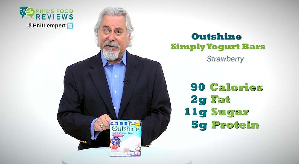 Outshine Simply Yogurt Bars Strawberry