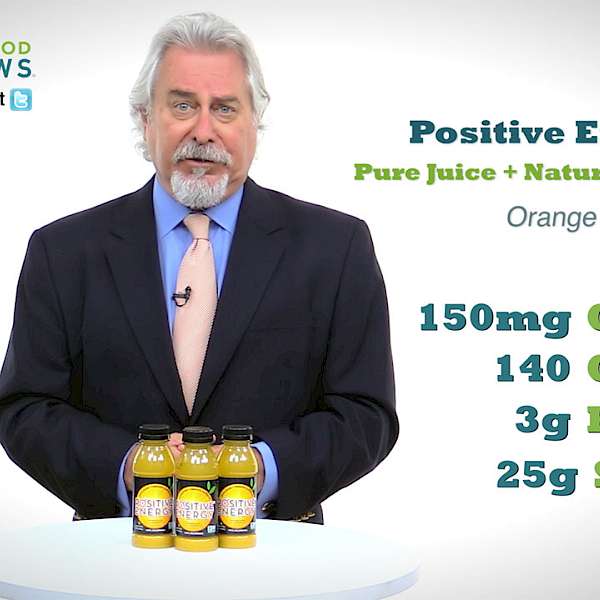 Positive Energy Pure Juice + Natural Caffeine Orange