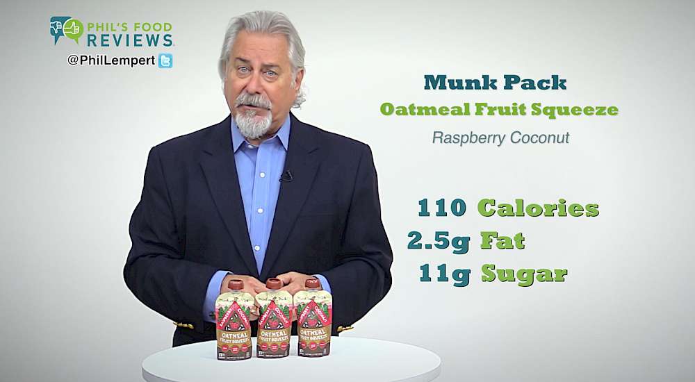 Munk Pack Oatmeal Fruit Squeeze Raspberry Coconut
