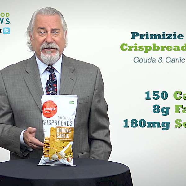 Primizie Crispbreads Smoked Dutch Gouda & Garlic