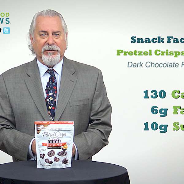 Snack Factory Pretzel Crisps Gluten Free Minis Dark Chocolate Flavored Crunch