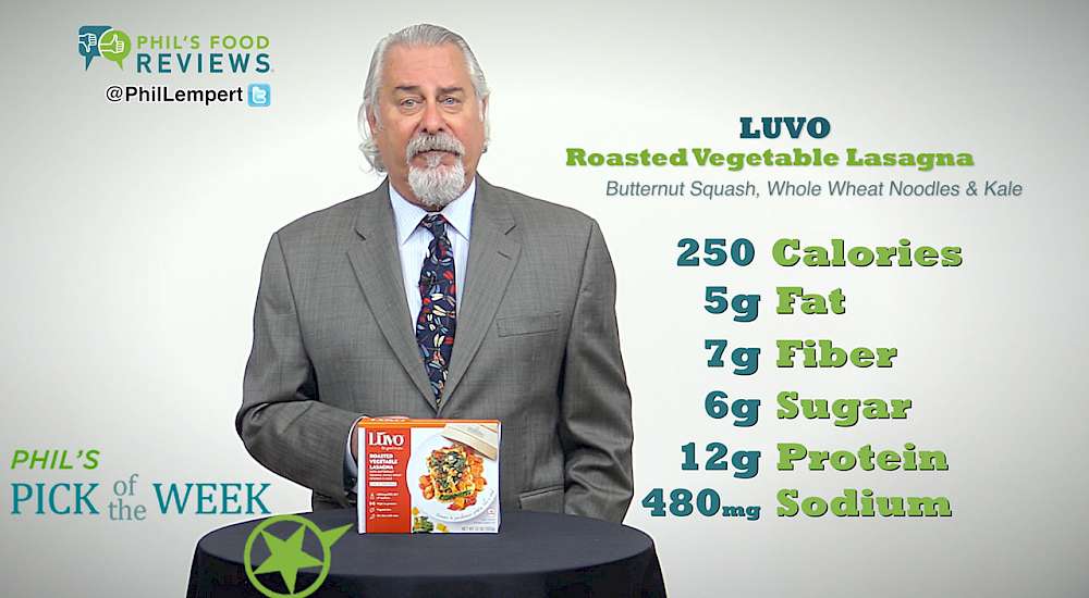 LUVO Roasted Vegetable Lasagna Butternut Squash, Whole Wheat Noodles & Kale