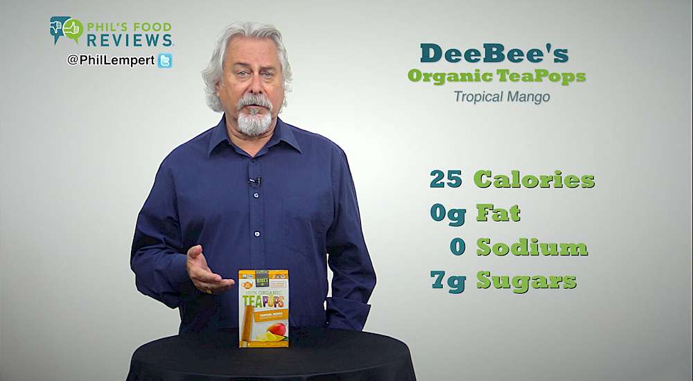 DeeBee's Organic TeaPops Tropical Mango