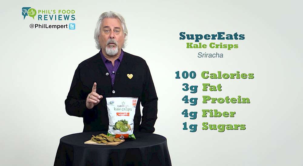SuperEats Kale Crisps Sriracha is a HIT