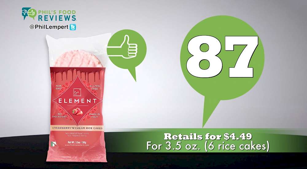 Sy Element Rice Cakes Strawberry'n'Cream is a HIT